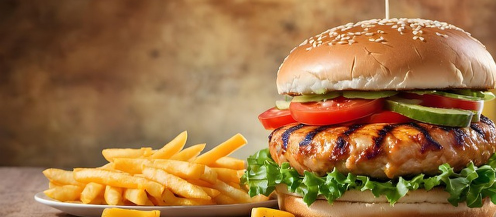 Symbolfoto von der Produktgruppe Burger Menü